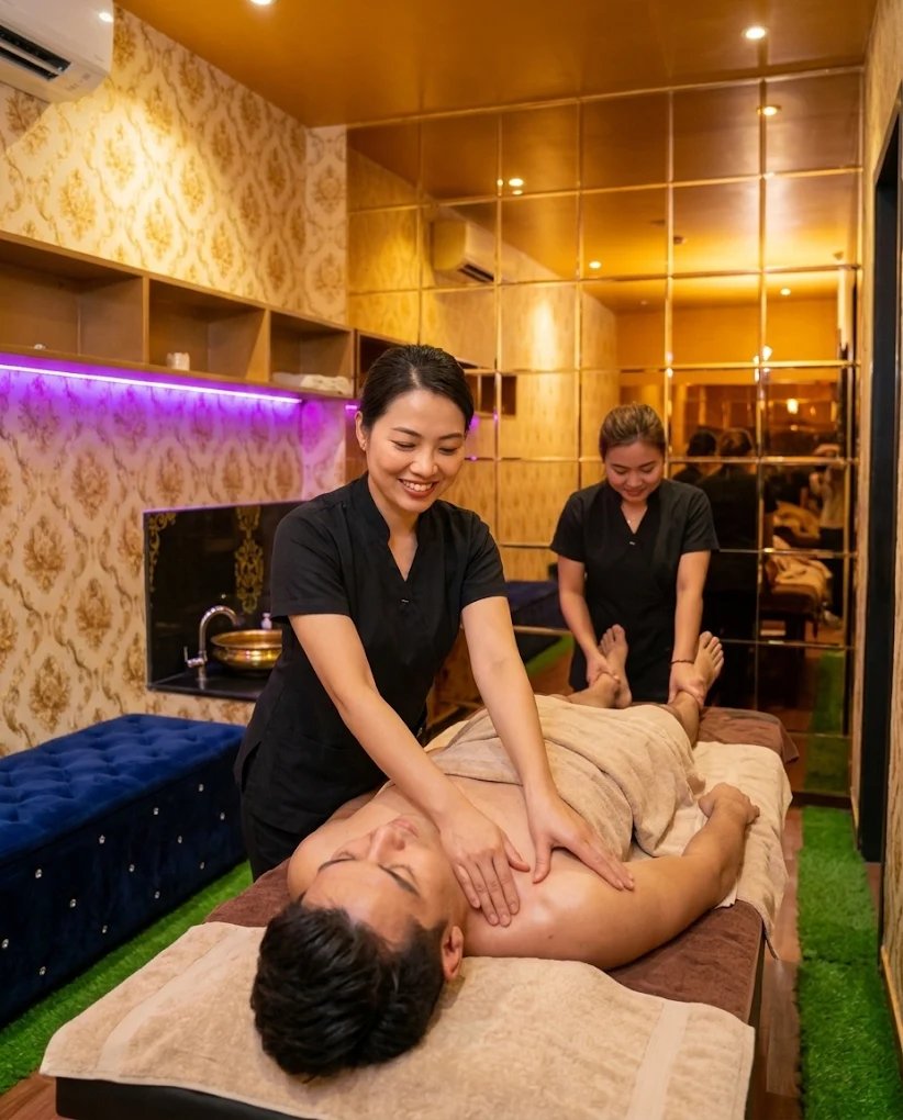 Luxury spa ambience at Glory Spa & Salon in LB Nagar Hyderabad